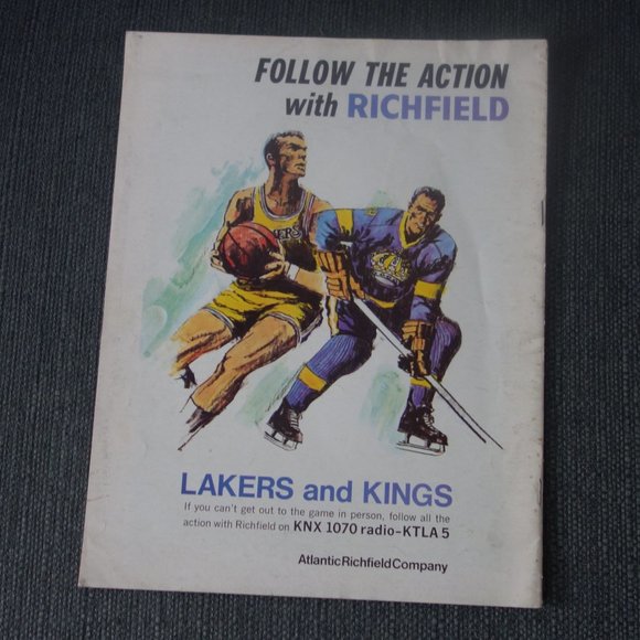Vintage Kings vs Seals Sports Arena Nov 22 1967 Program - Picture 2 of 14